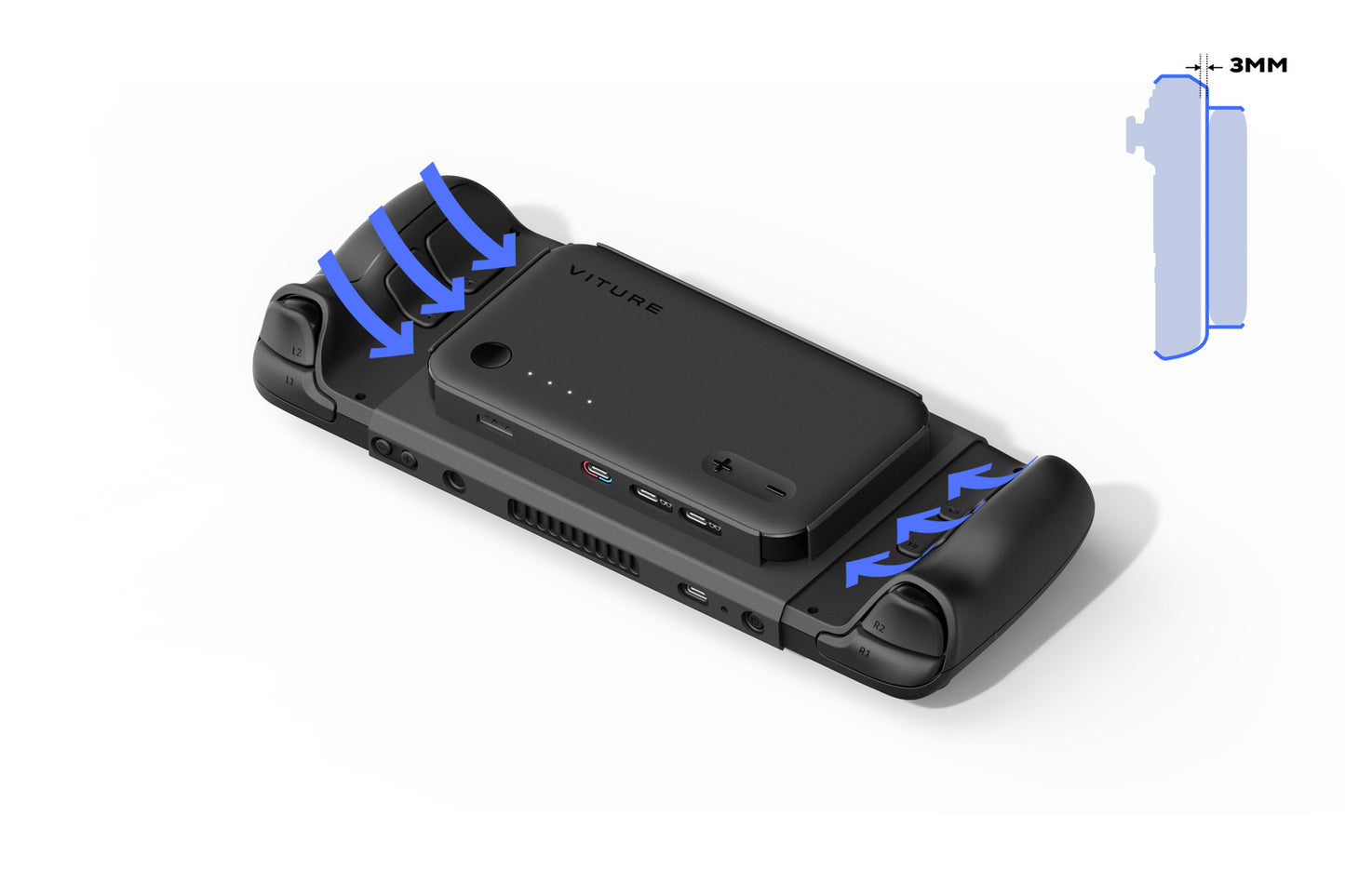 Mobile Dock Mount For Steam Deck